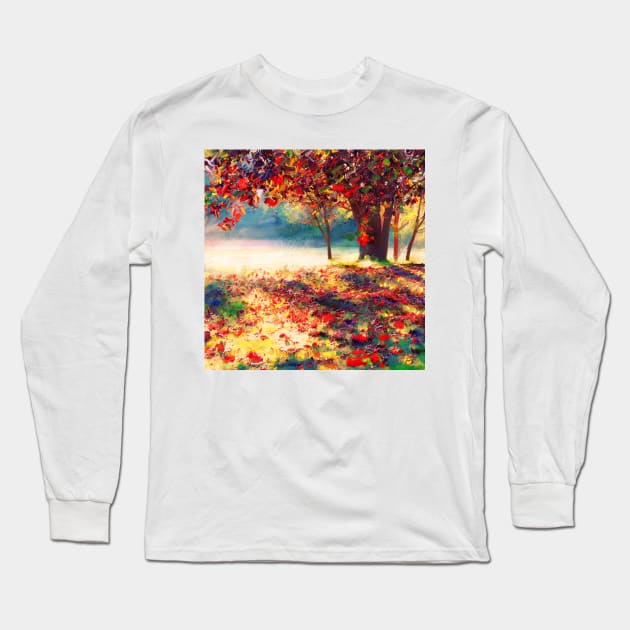 Autumn 2 Long Sleeve T-Shirt by Angie Braun